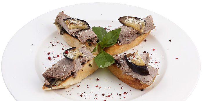 Bruscetta With Eggplant