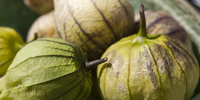 Strawberry Tomatillo Crisp