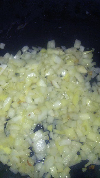 Pasta Fazool Ingredients - Onions