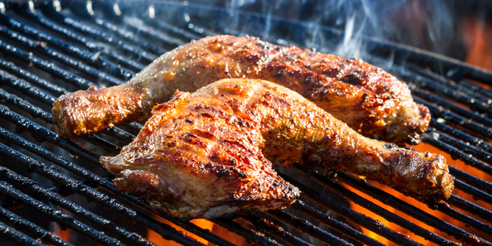 Cornell Chicken On Bbq Grill