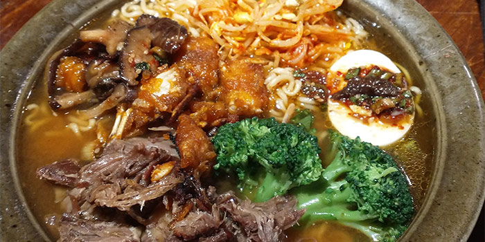 Bowl Of Homemade Beef Ramen