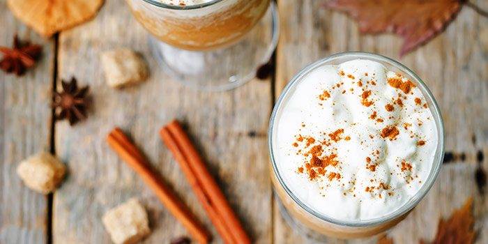 Photo of Pumpkin Spice White Russian with cinnamon sticks