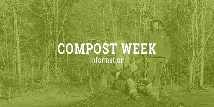 Image Of Withington Children On Top Of Compost Heap With Green Overlay And Serif White Type